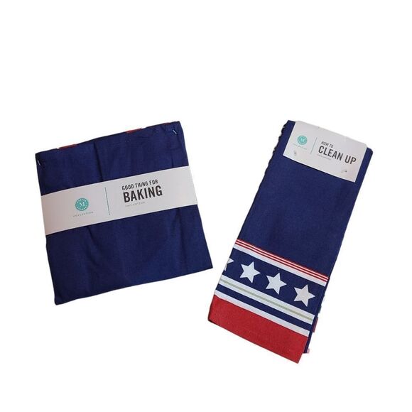 Martha Stewart Grilling Collection Apron & Kitchen Towels - Picture 1 of 8